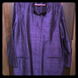 Silk purple jacket like new